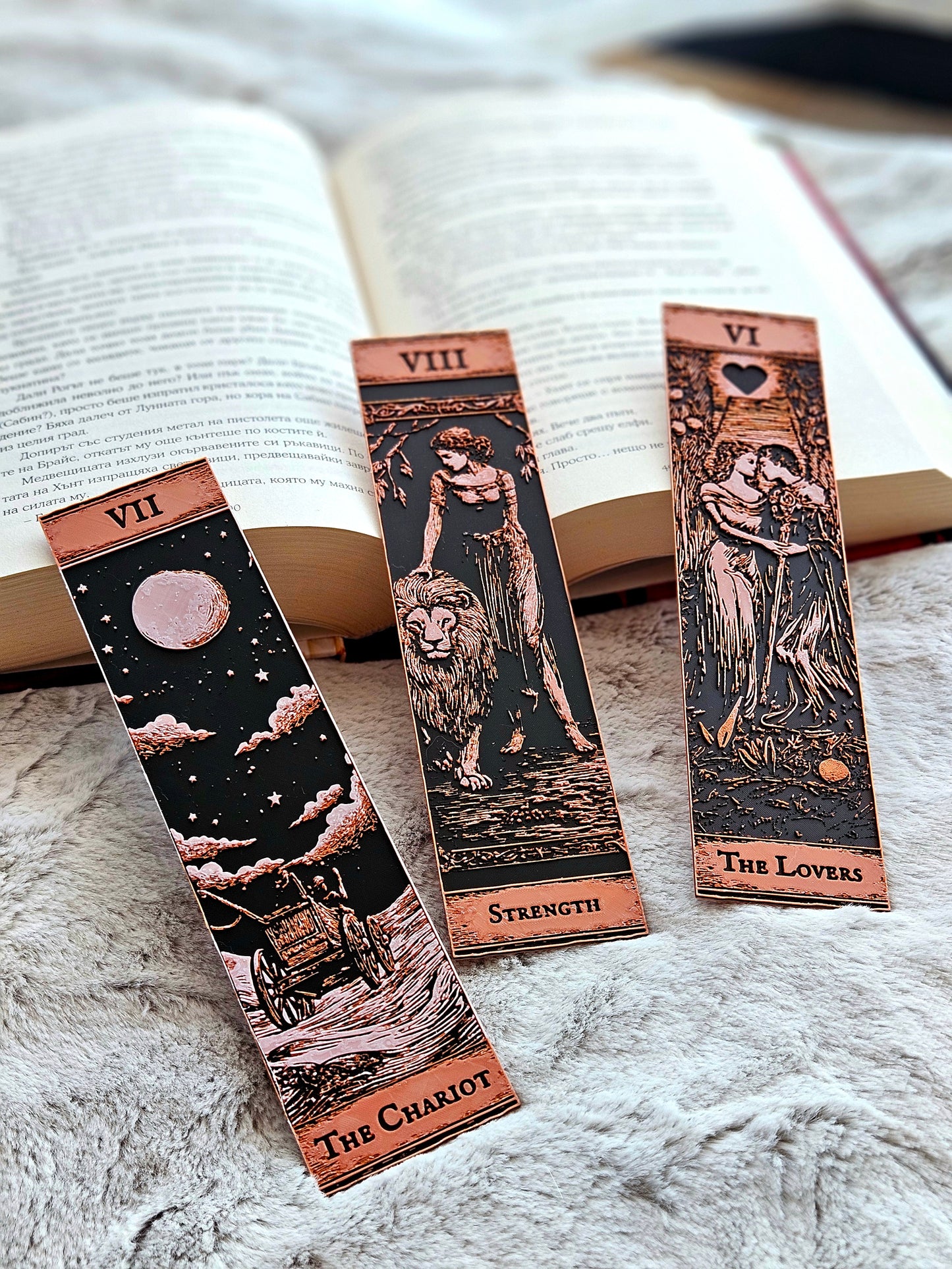 Semne de Carte Tarot – Set 3 Arcana Majoră (VI-VIII)