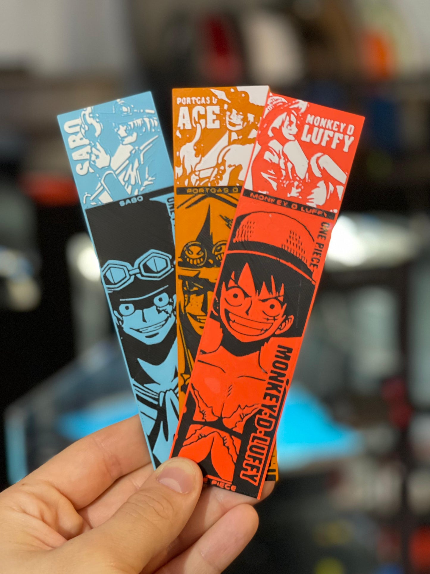 Set de semne de carte „One Piece”