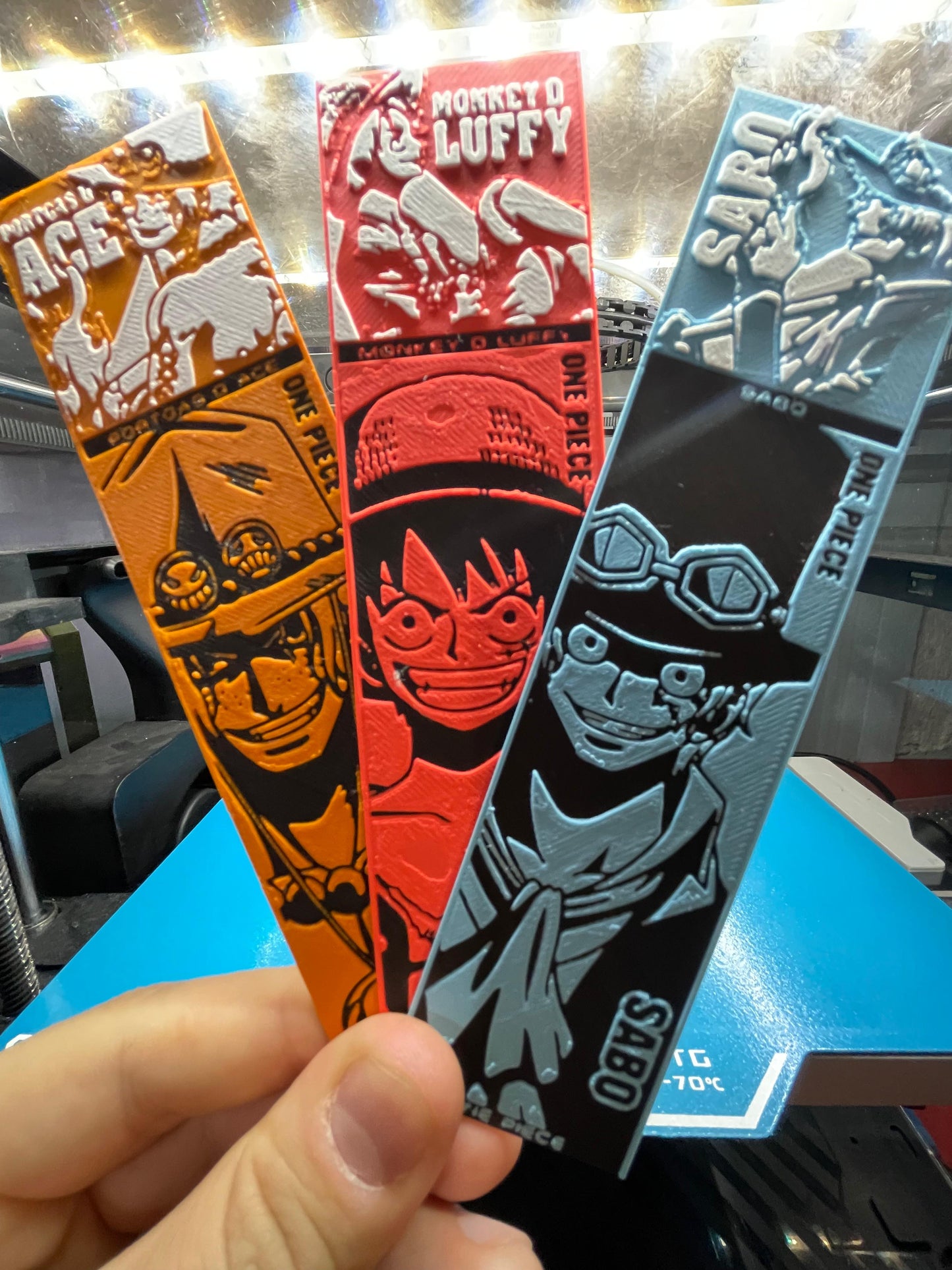 Set de semne de carte „One Piece”
