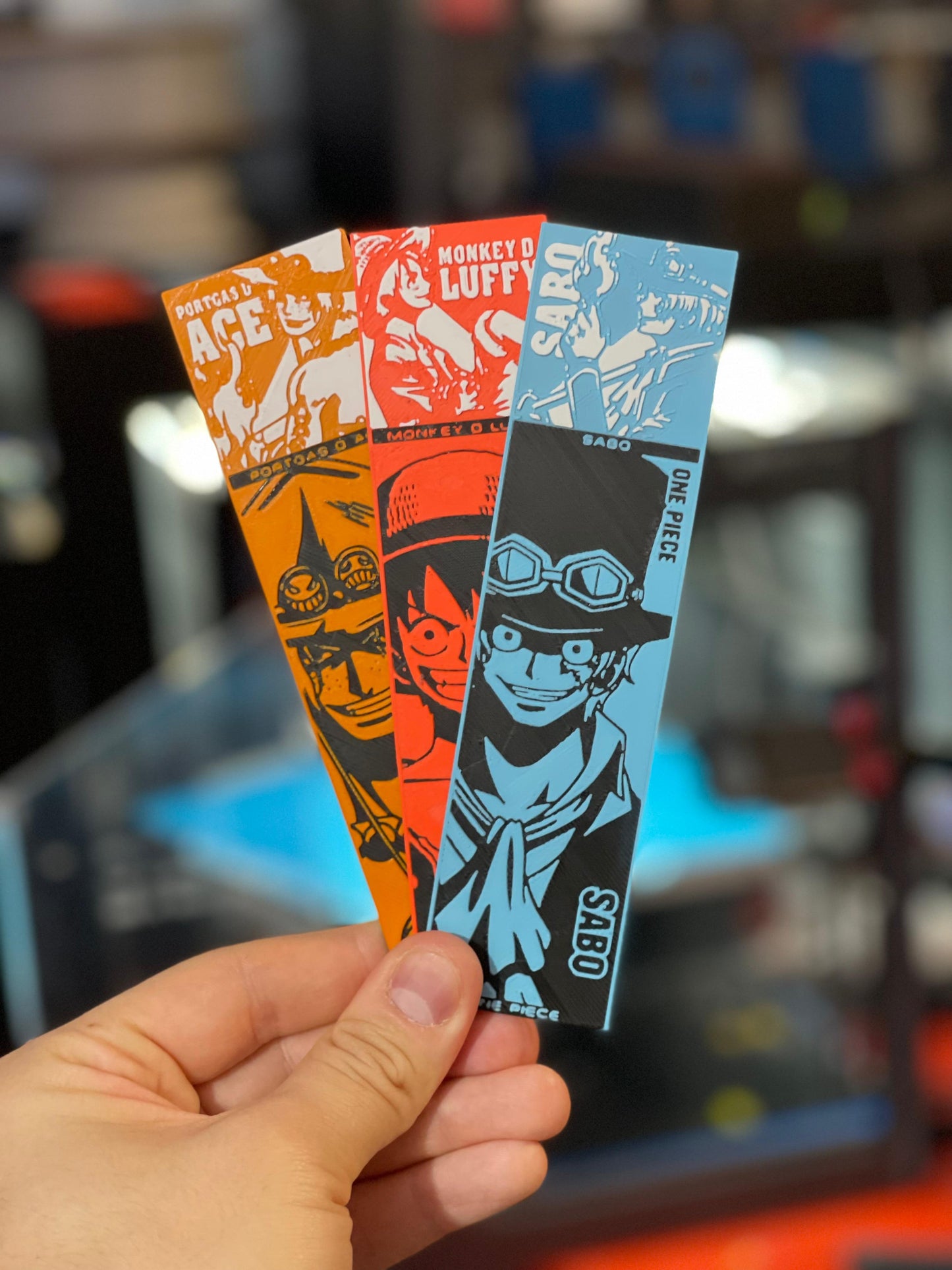 Set de semne de carte „One Piece”