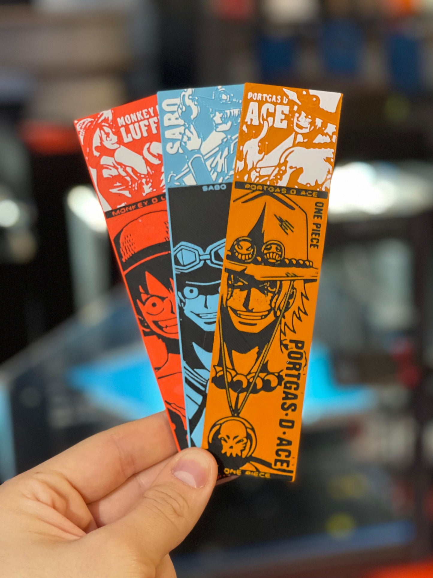 Set de semne de carte „One Piece”