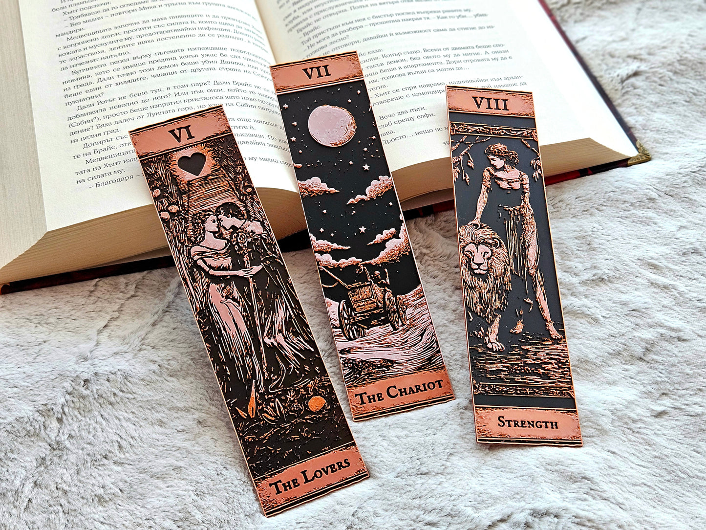 Semne de Carte Tarot – Set 3 Arcana Majoră (VI-VIII)