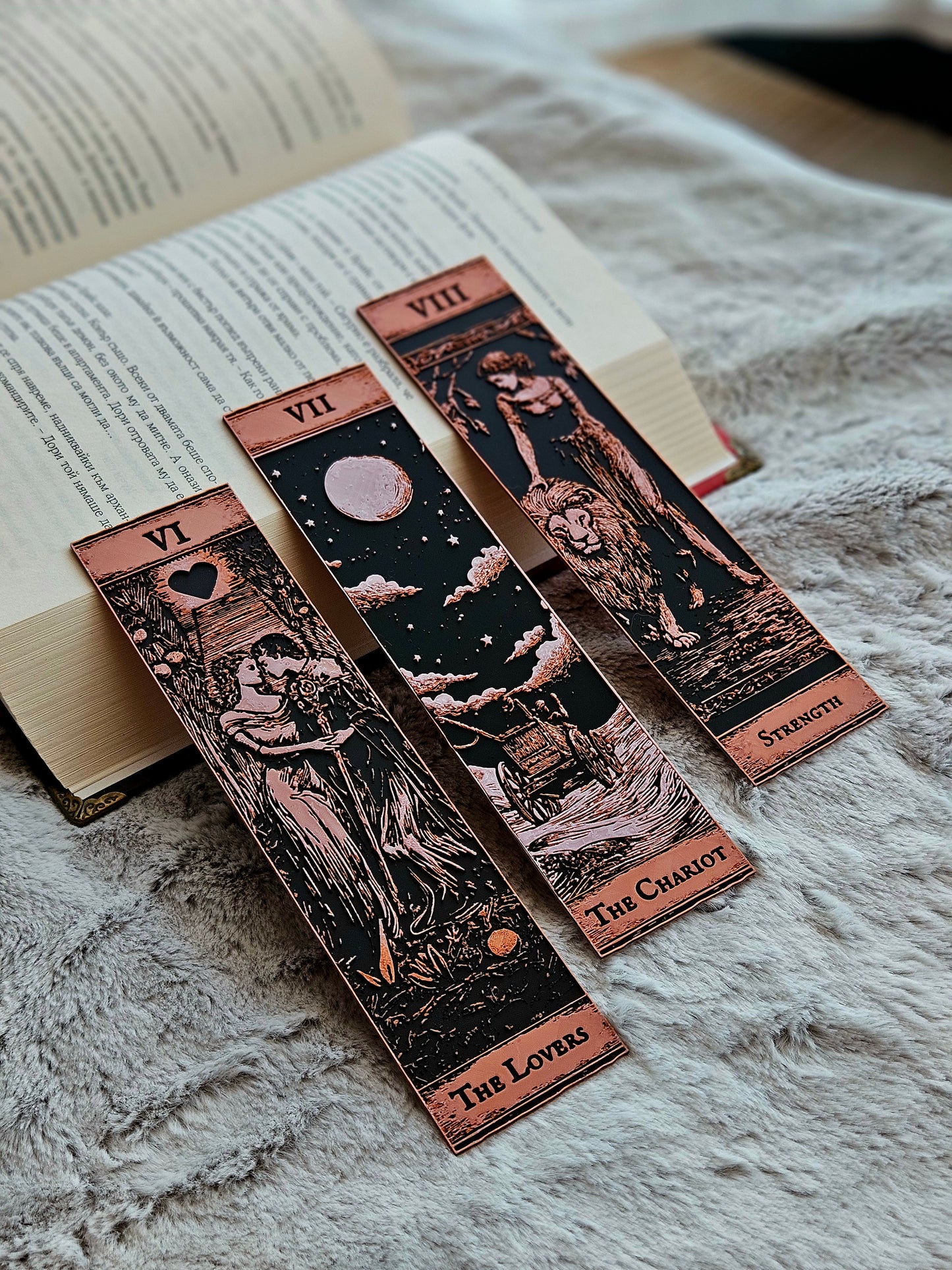 Semne de Carte Tarot – Set 3 Arcana Majoră (VI-VIII)