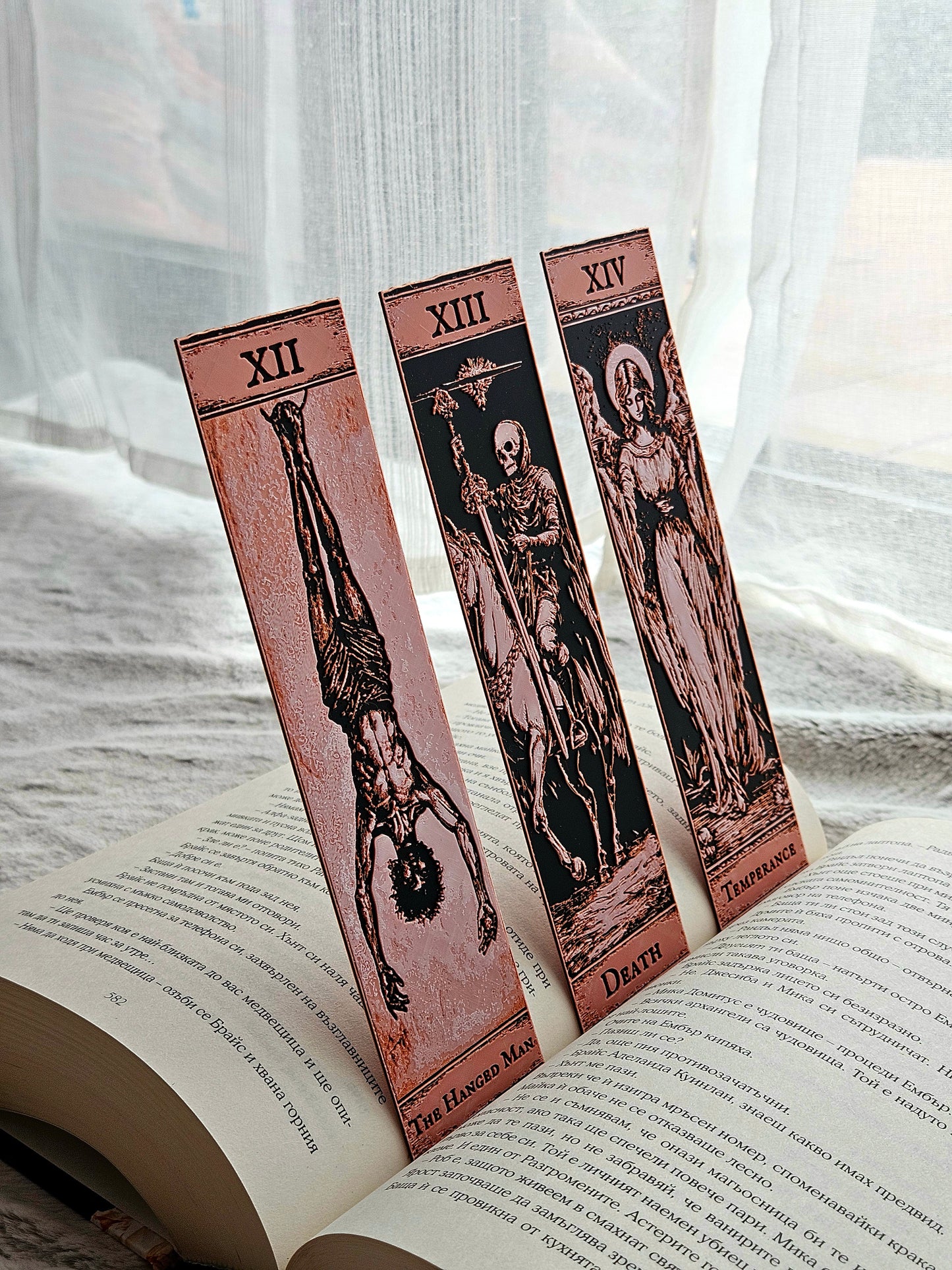 Semne de Carte Tarot – Set 5 Arcana Majoră (XII-XIV)