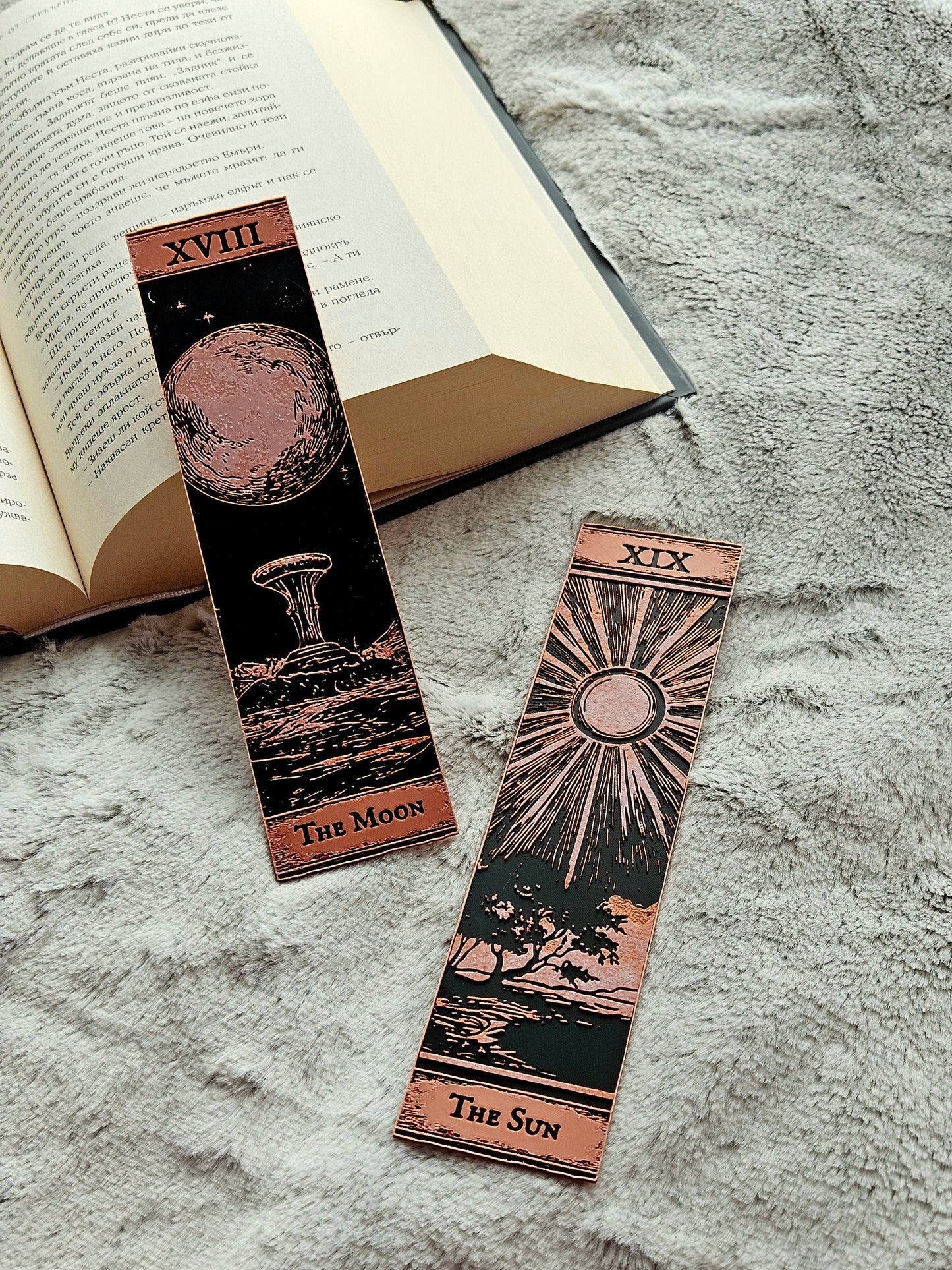 Semne de Carte Tarot – Set 7 Arcana Majoră (XVIII-XIX)