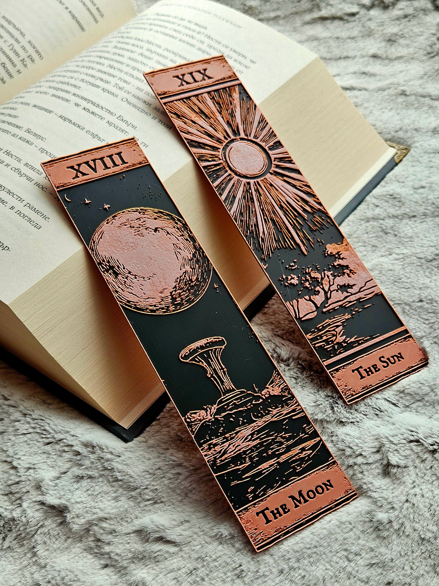 Semne de Carte Tarot – Set 7 Arcana Majoră (XVIII-XIX)