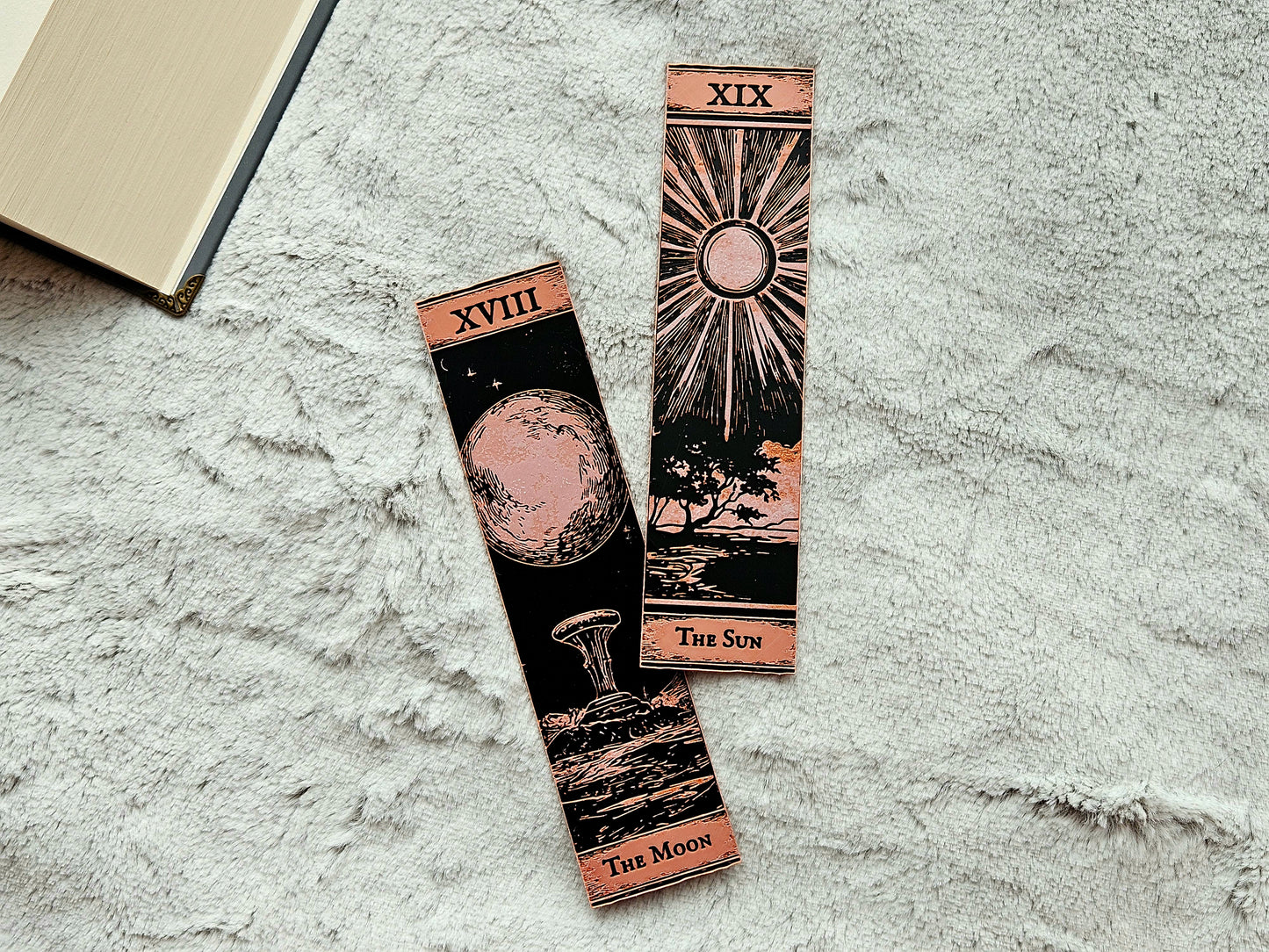 Semne de Carte Tarot – Set 7 Arcana Majoră (XVIII-XIX)