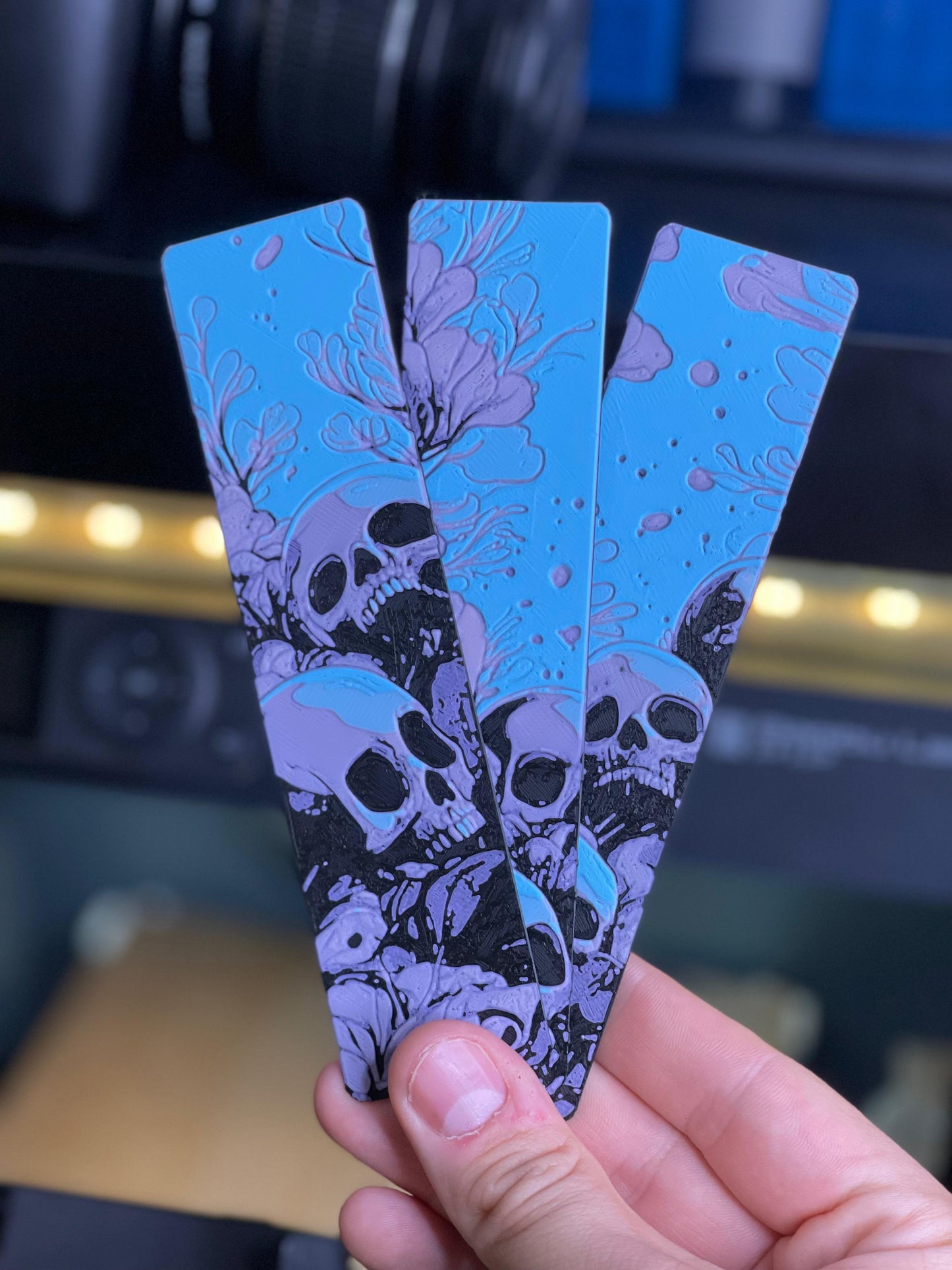Set semne de carte “Skull Cherry Garden” 💀🍃🌸