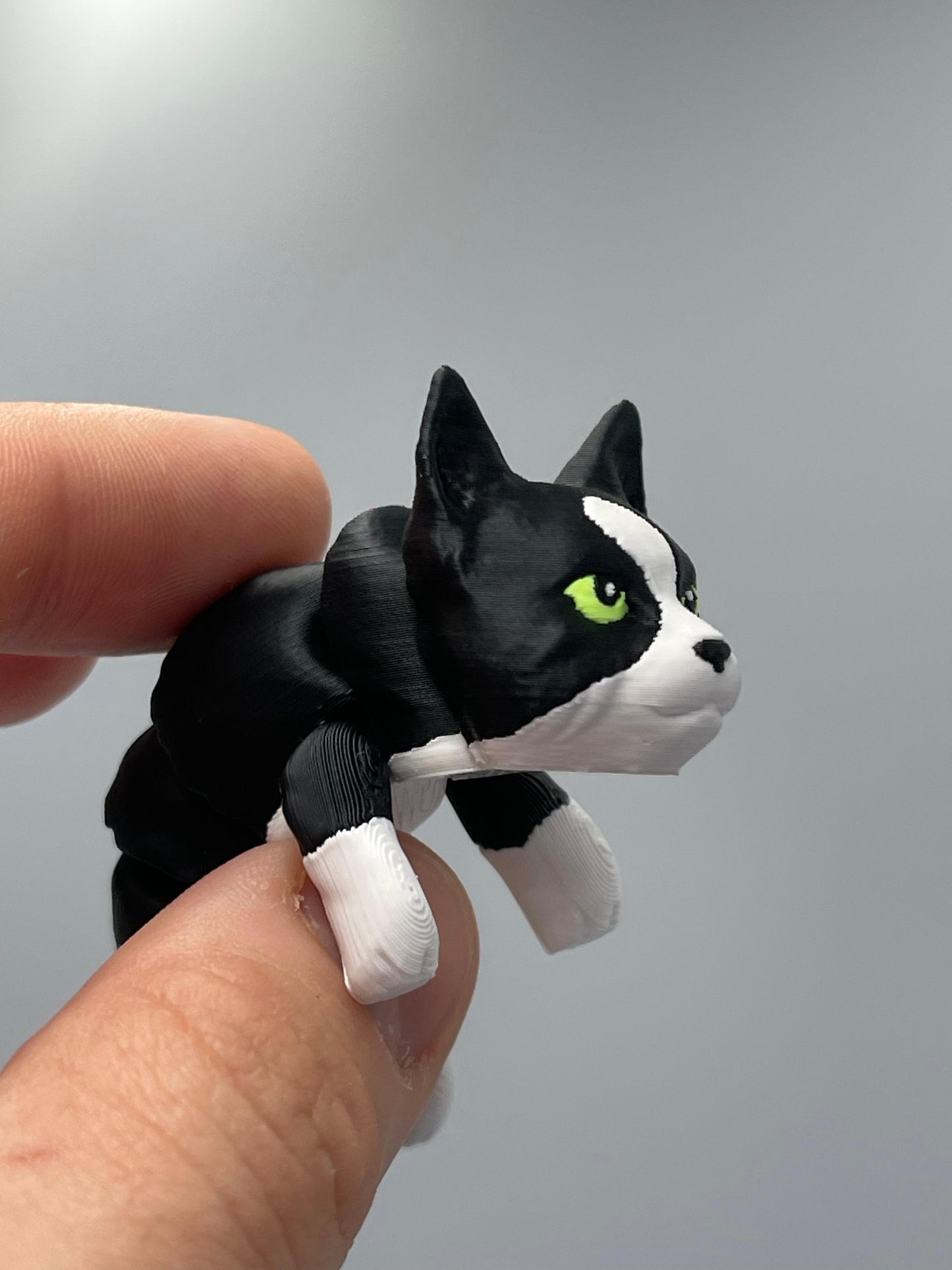 Breloc Pisică Tuxedo